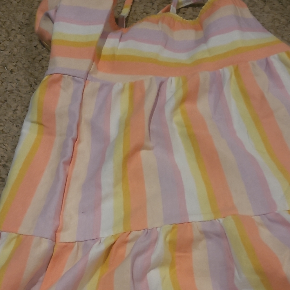 one 5 one Pastel Striped Dress